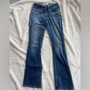 R.E.A.L Ariat Mid Rise Strech Entwined Bootcut Jeans